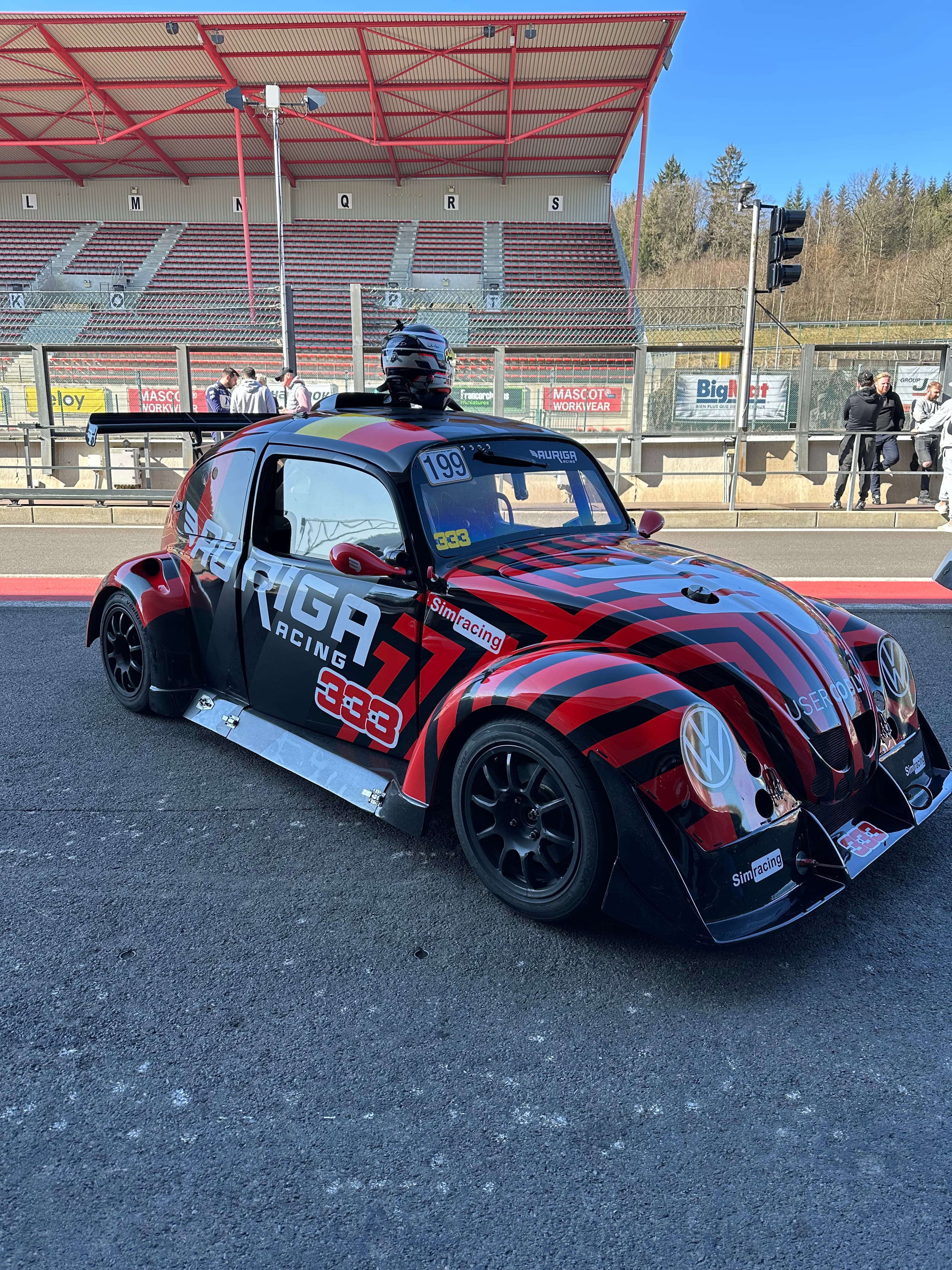 Our #333 during the break